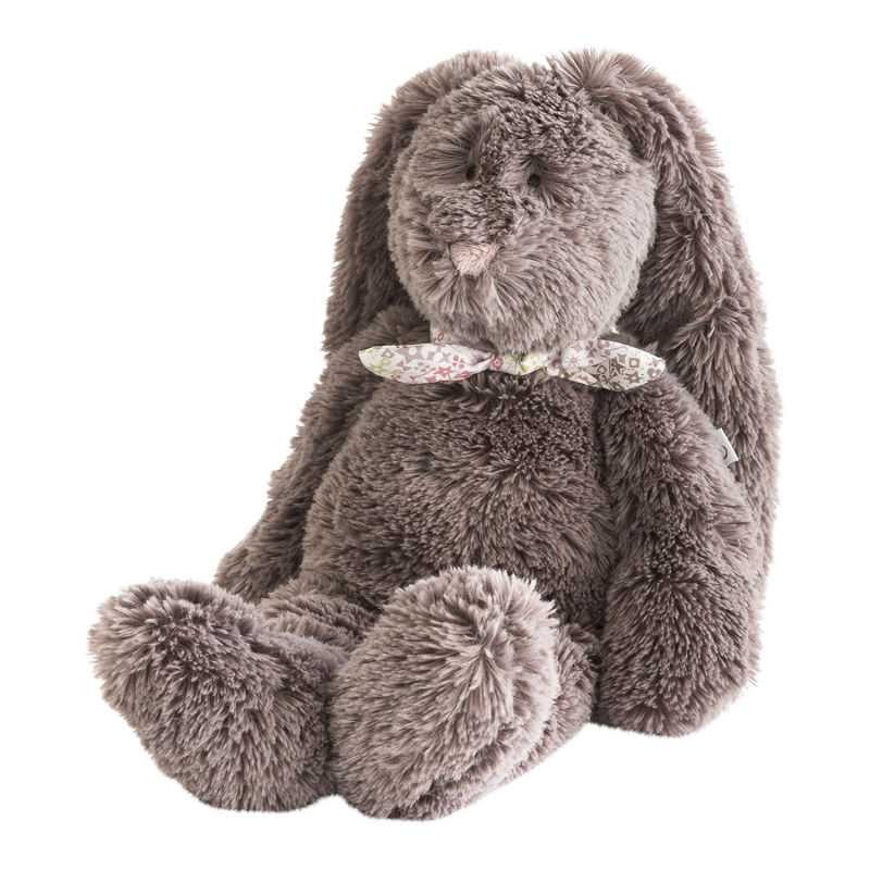  - flo lapin - peluche l marron 30 cm 